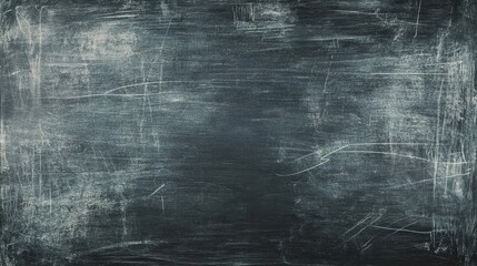 Poster - Chalkboard texture with a dark background ideal for educational or creative purposes