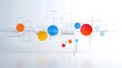 © NKCoolper - Sleek abstract design with layered geometric circles in vibrant hues creating a dynamic visual flow perfect for a modern business or tech presentation