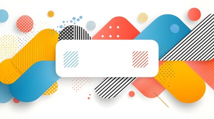 Fototapete - Vibrant and Colorful Pop Art Inspired Abstract Striped Background with a Lively and Dynamic Aesthetic Perfect for Use in Banners Posters Presentations and Creative Templates