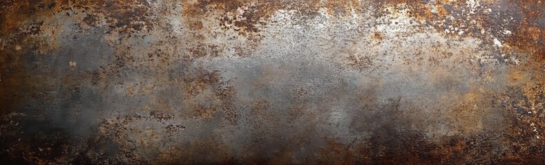 Wall Mural - This grungy brown ginger abstract rustic concrete background is a blank in front of a rusty old stone texture template wall surface with drops and sprays for copy placement.