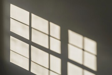 Poster - Black shadow on concrete wall. Shadow overlay effect. Scene of natural light. Blank background for ideas.