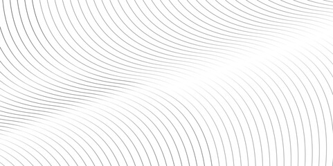 Poster - Curve wave seamless pattern line texture. abstract white and gray vector wave elegant striped diagonal line technology concept web texture background. geometric modern or simple minimal line vector.