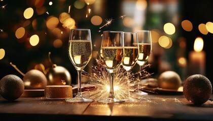 Wall Mural - new year celebrations