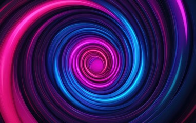 Poster - Neon swirls