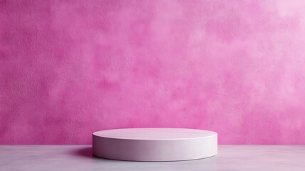 Poster - Minimalist purple backdrop with soft lighting, smooth textured surface, clean and modern, perfect for product displays, purple background, minimalism