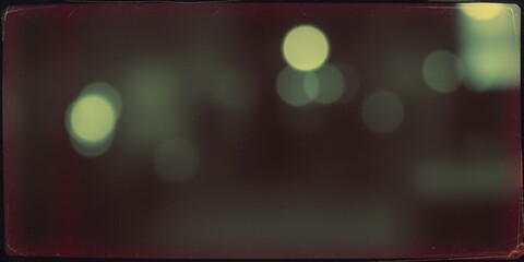 Canvas Print - Blurry lights, vintage feel.