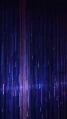 Poster - Abstract digital background with lines of blue and purple light.