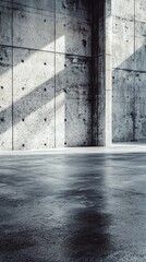 Poster - Textured Concrete Background with Shadows