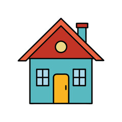 House vector illustration.