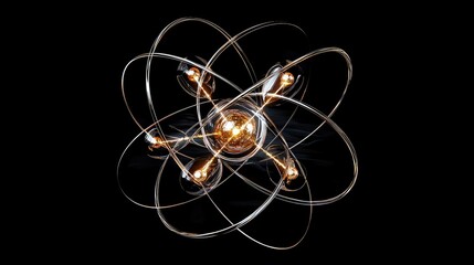Poster - Dynamic Atom in Motion Illustration