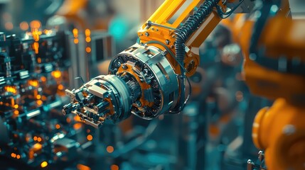 Poster - Advanced Manufacturing Robot in Action