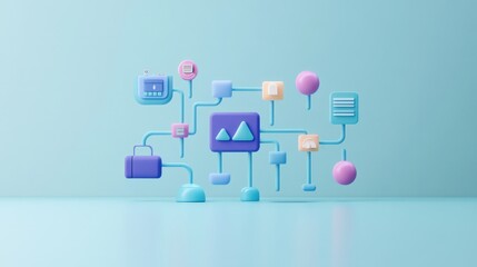 Aufkleber - Innovative digital design exploring the intersection of technology and visual creativity