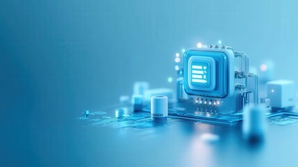 Aufkleber - Exploring the future of technology a close-up on circuitry and innovation