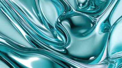 Modern Fluid Teal Gradient Background Design