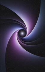 Poster - Exploring the mystical depths of a gradient galaxy pattern a visual journey through space and color