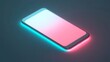 © Prostock-studio - A smartphone rests on a dark surface, glowing with vibrant blue and pink light from its edges. The device showcases a sleek design and a blank screen, creating a modern, tech-inspired aesthetic.