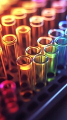 Poster - Scientific Exploration with Various Colorful Test Tubes in a Modern Lab Environment : Generative AI