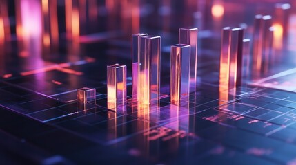Poster - Abstract Data Visualization with Colorful Elements