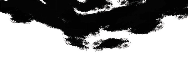 Wall Mural - abstract grunge rough edge header vector illustration.