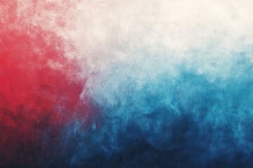Poster - Vibrant textural background in hues of blue, red, and white showcasing an abstract gradient noise design for your headers, posters, or banner creations