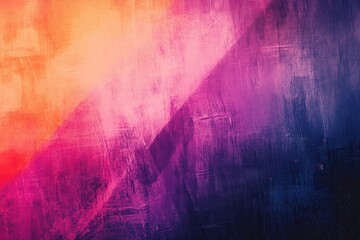 Poster - Abstract overview with a smooth transition of hues, integrating warm shades and soft noise elements in an innovative textural composition