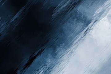 Poster - Abstract gradient design in blue and black textures set against dark gray and white background for website header banner slot