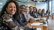 © MD Media - Diverse Women Collaborating in a Modern Office
