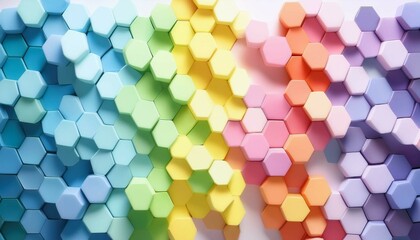 Wall Mural - abstract colorful background