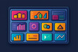 © Anastasia - SEO page layout displaying meta tags, alt text for images, and keyword density in colorful boxes.