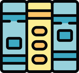 Poster - This icon represents a server room, symbolizing data storage and processing