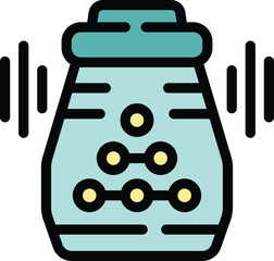 Poster - This icon features a smart speaker with sound waves emanating from it, symbolizing its listening and voice activated capabilities
