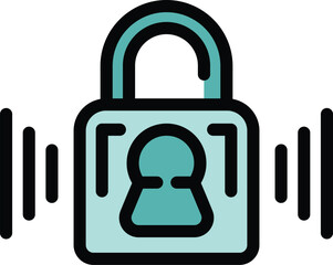 Poster - Voice recognition lock is using sound waves to identify a user in this biometric security system