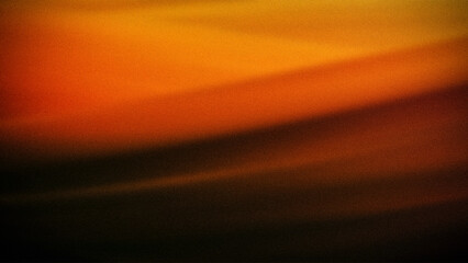 Wall Mural - abstract gradient in vibrant orange and yellow tones with a soft grainy texture, blending seamlessly