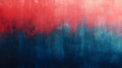 Poster - Red and Blue Gradient Background: An abstract red and blue gradient background with grain texture, perfect for artistic endeavors.  -