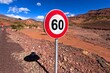© Oualid - Speed Limit 60 kmh Road Sign