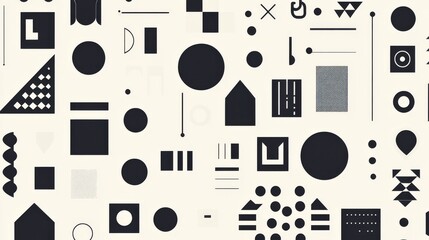 Poster - abstract geometric pattern