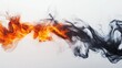 © arthit - Vibrant Flames and Smoke Abstract Background Design
