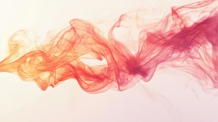 Poster - Colorful Flowing Smoke Requisite for Creative Designs