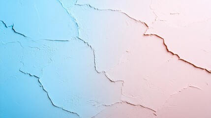 Wall Mural - Abstract blue and pink textured wall background.