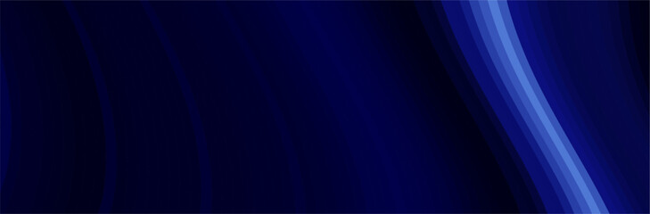 Poster - Abstract blue and black gradient background with diagonal stripes.