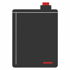 Power bank silhouette vector black on white background 