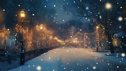 snow covered trees