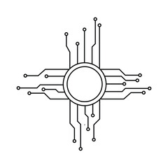 electronic circuit icon