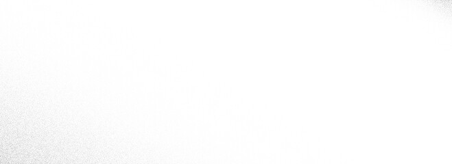 Poster - Stippled diagonal gradient texture. Fading corner grain dotted background. Grunge sprayed noise surface. Black vanishing dots, speckles, particles, specks, dust. Vector halftone grit sand overlay