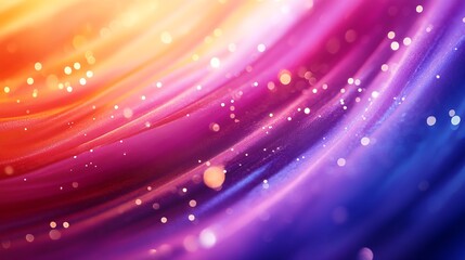 Aufkleber - Dynamic Swirling Colorful Background with Soft Light Streaks and Sparkles : Generative AI