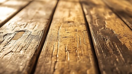 Poster - Antique Wooden Planks with Rustic Texture for Vintage Home and Garden Projects : Generative AI