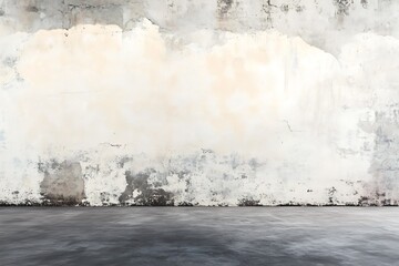 Poster - Dilapidated Grunge Wall Texture with Peeling Paint and Raw Urban Aesthetic : Generative AI