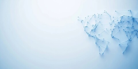 Fototapete - Abstract Network Disruption Visualizing Digital Dependency and Technology Reliance