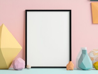 Sticker - Blank Frame Mockup.