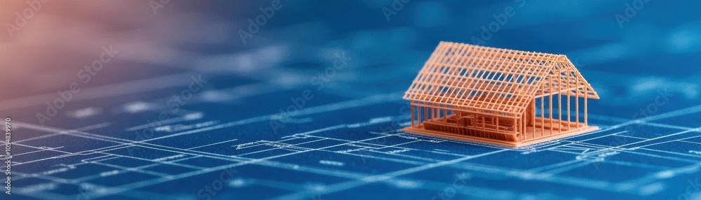 Precision-engineered schematic blueprint, focusing on load-bearing ...